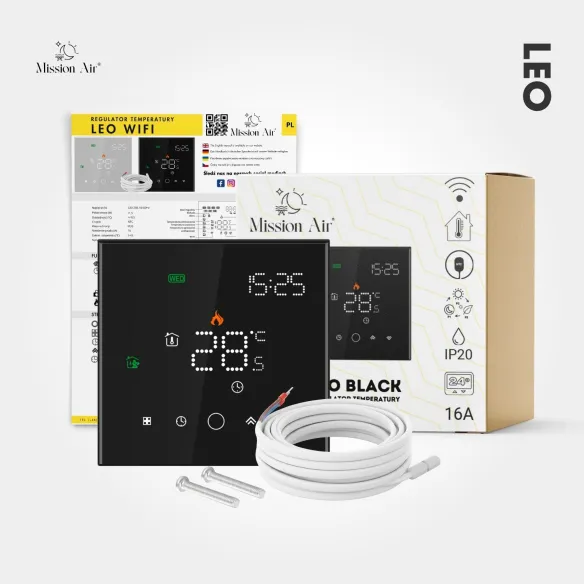 regulator LEO WiFi w salonie