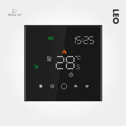 regulator temperatury LEO WiFi czarny
