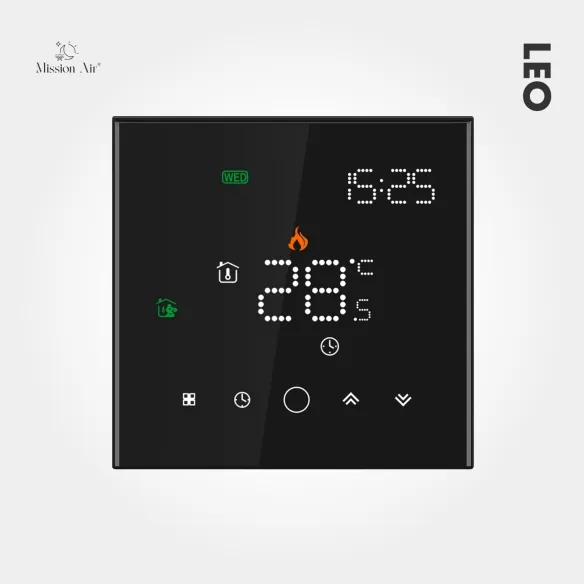 regulator temperatury LEO WiFi czarny