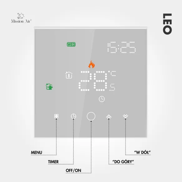 LEO WiFi Programmable Temperature Controller | White