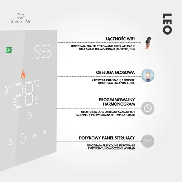 LEO WiFi Programmable Temperature Controller | White