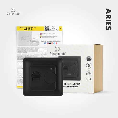 ARIES Manual Temperature Controller | Black