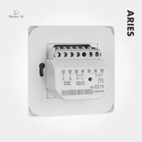 ARIES Manual Temperature Controller | White