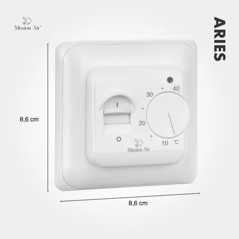 ARIES Manual Temperature Controller | White