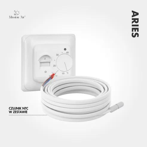 ARIES Manual Temperature Controller | White