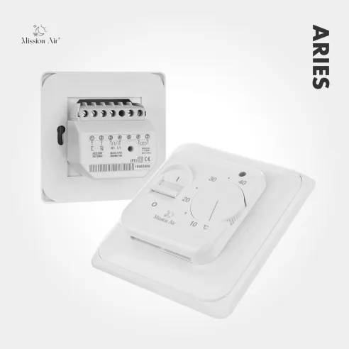 ARIES Manual Temperature Controller | White