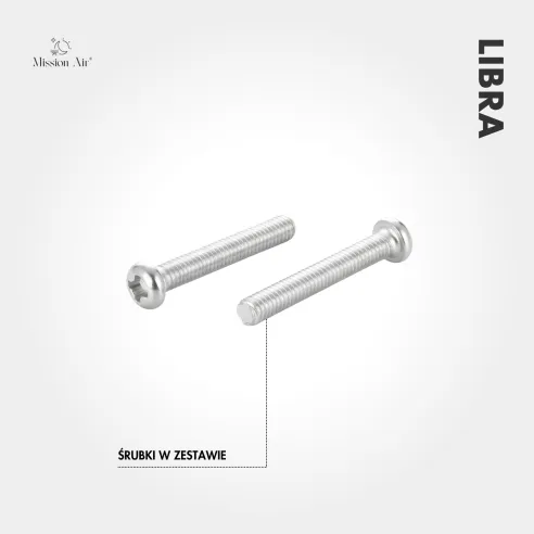 Elementy montażowe regulatora LIBRA WiFi – śruby montażowe