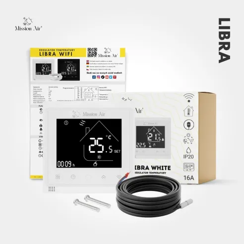 LIBRA WiFi Programmable Temperature Controller | White
