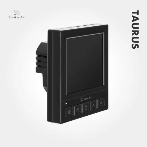 Termostat pokojowy TAURUS czarny – ekran LCD
