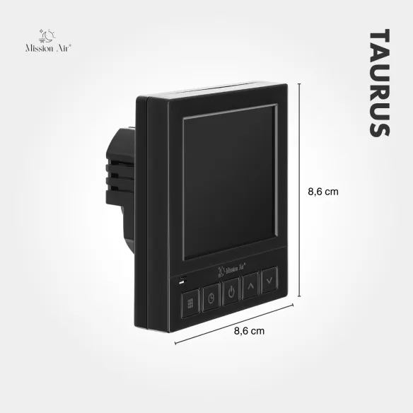 Regulator temperatury TAURUS – perspektywa boczna