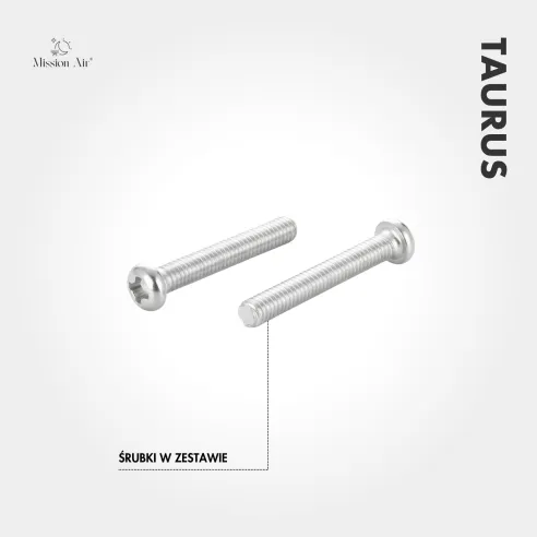 Elementy montażowe regulatora TAURUS – śruby montażowe