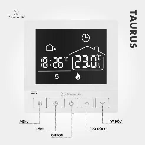 TAURUS Programmable Temperature Controller | White