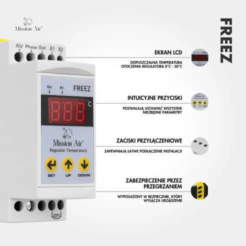 regulator FREEZ panel sterowania