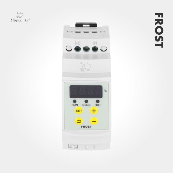 FROST Temperature Controller | DIN Rail, –20 °C to 100 °C, NTC Sensor