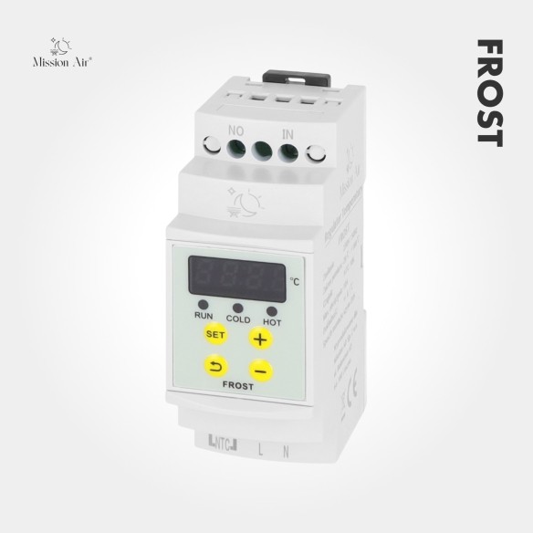 FROST Temperature Controller | DIN Rail, –20 °C to 100 °C, NTC Sensor