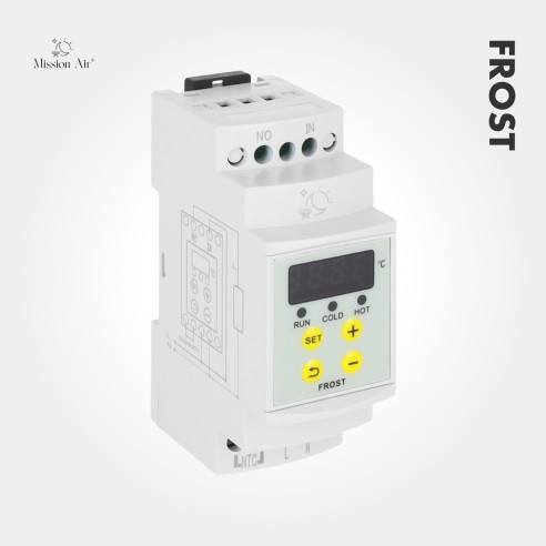 FROST Temperature Controller | DIN Rail, –20 °C to 100 °C, NTC Sensor
