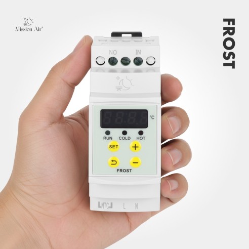 FROST Temperature Controller | DIN Rail, –20 °C to 100 °C, NTC Sensor