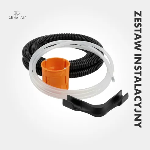 Zestaw instalacyjny peszle puszka łuk komplet elementów