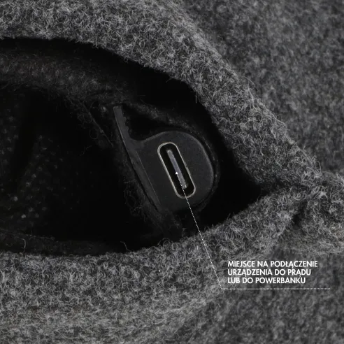 CozyHug 32 × 23 cm Heated Cushion | Electric, Grey