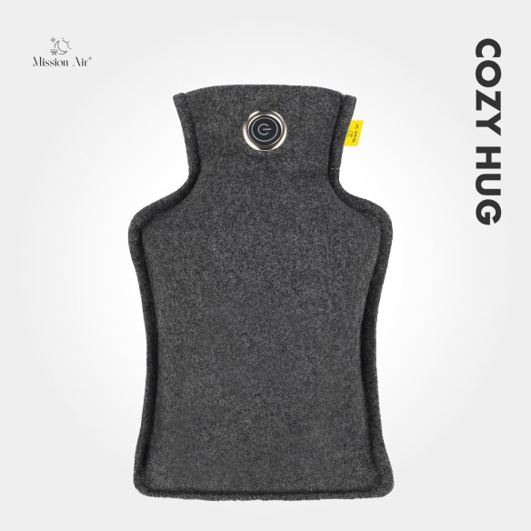 Poduszka grzewcza CozyHug 32×23 cm | Elektryczna, szara