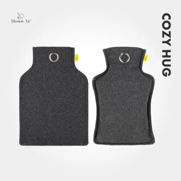 CozyHug 32 × 23 cm Heated Cushion | Electric, Grey