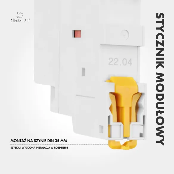 Stycznik modułowy 25A 2xNO zaciski przyłączeniowe