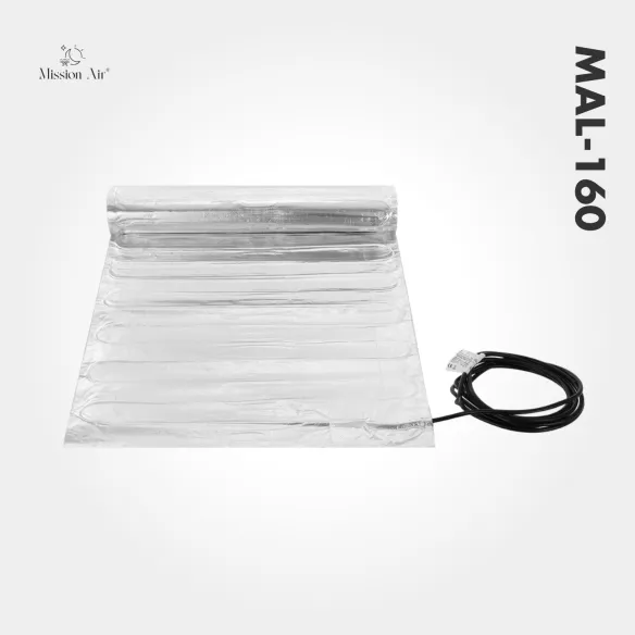 Mata grzewcza MAL-160 W/m² – rozłożona folia grzewcza