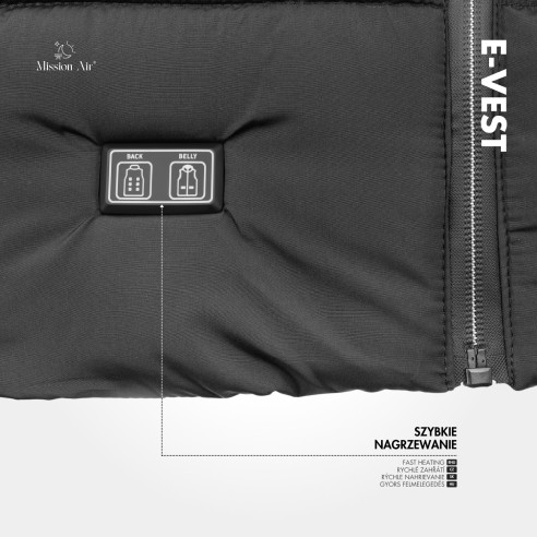 Przycisk sterowania kamizelka grzewcza E-VEST