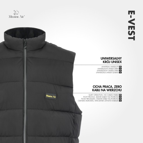 E-VEST Heated Vest | USB Powered, Men’s & Women’s