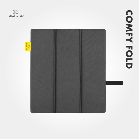 Poduszka grzewcza ComfyFold 44×40 cm szara widok z przodu