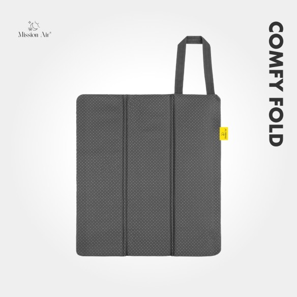 Poduszka grzewcza ComfyFold 44×40 cm szara po złożeniu