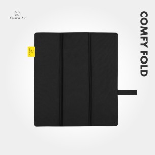 ComfyFold 44 × 40 cm Heated Cushion | Electric, Foldable, Black