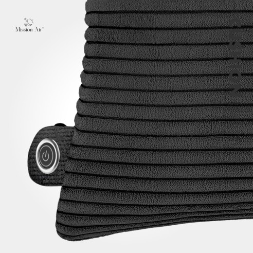 CUSHION 50 × 30 cm Heated Cushion | Electric, Black