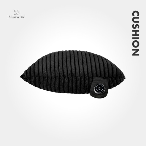 CUSHION 50 × 30 cm Heated Cushion | Electric, Black