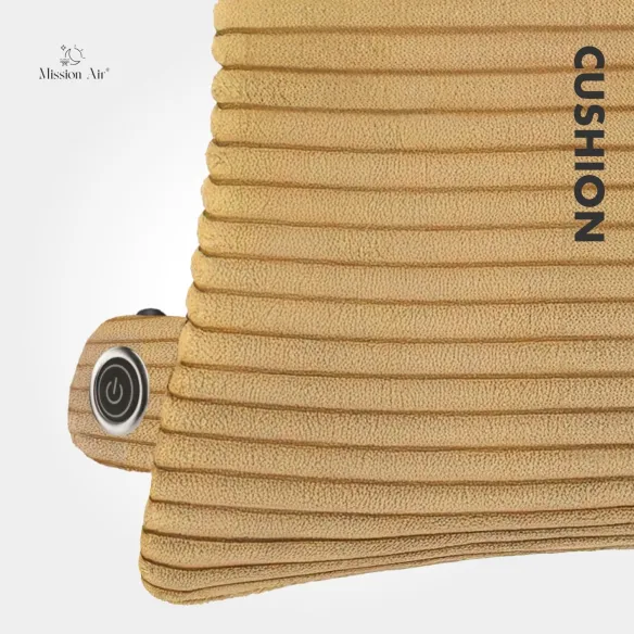 CUSHION 40 × 40 cm Heated Cushion | Electric, Beige