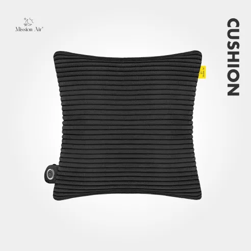 CUSHION 40 × 40 cm Heated Cushion | Electric, Black