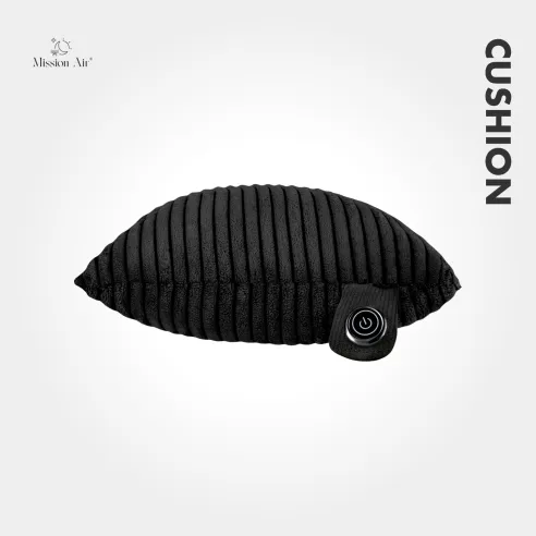 CUSHION 40 × 40 cm Heated Cushion | Electric, Black