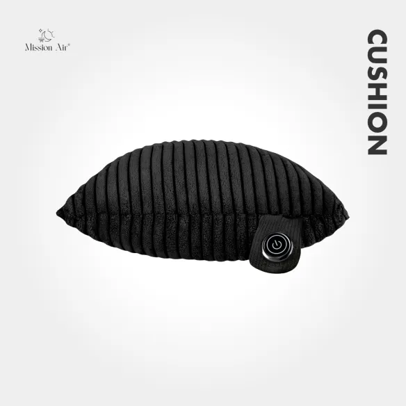 CUSHION 40 × 40 cm Heated Cushion | Electric, Black