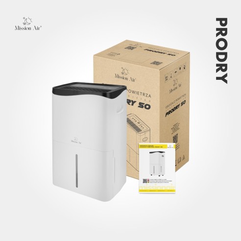 PRODRY 50 L/24 h Dehumidifier | Home Use, for up to 125 m²