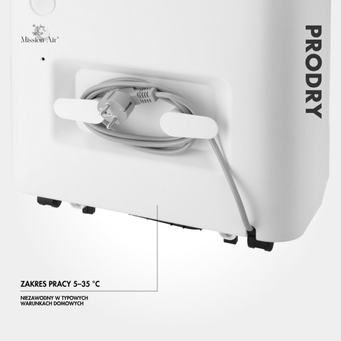 PRODRY 50 L/24 h Dehumidifier | Home Use, for up to 125 m²