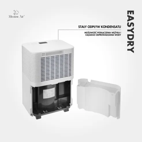 EASYDRY 12 L/24 h Dehumidifier | Home Use, for up to 30 m²