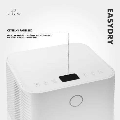 EASYDRY 12 L/24 h Dehumidifier | Home Use, for up to 30 m²