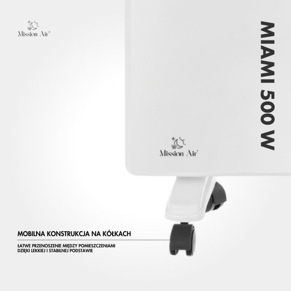 MIAMI 500 W Convector Heater | Electric, White