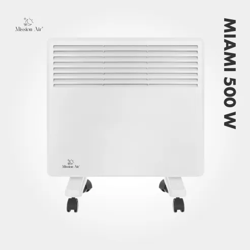 Grzejnik konwektorowy MIAMI 500 W | Elektryczny, Biały