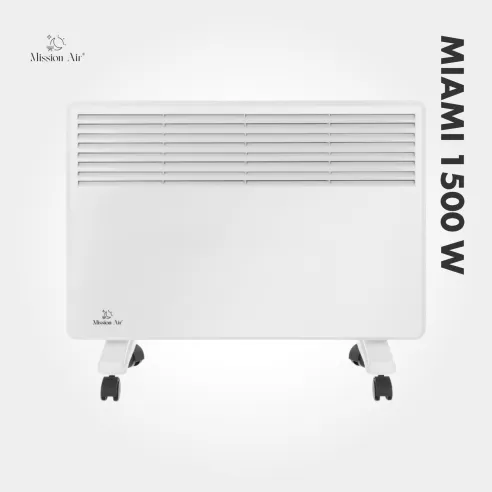 MIAMI 1500 W Convector Heater | Electric, White