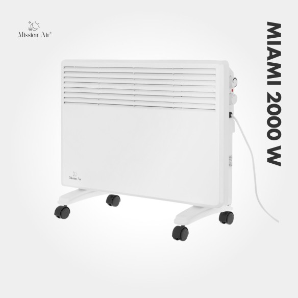 MIAMI 2000 W Convector Heater | Electric, White