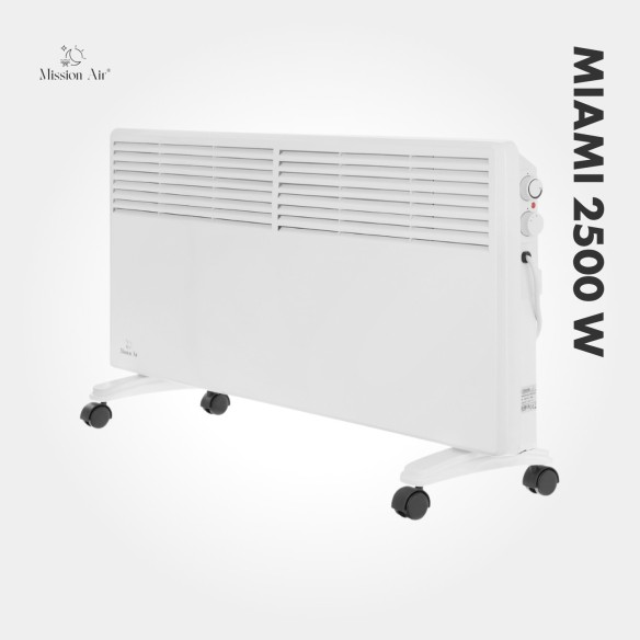 MIAMI 2500 W Convector Heater | Electric, White