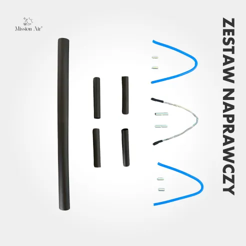Zestaw naprawczy do kabli grzewczych taśma złącza osłony komplet