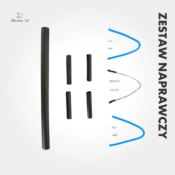 Zestaw naprawczy do kabli grzewczych taśma złącza osłony komplet