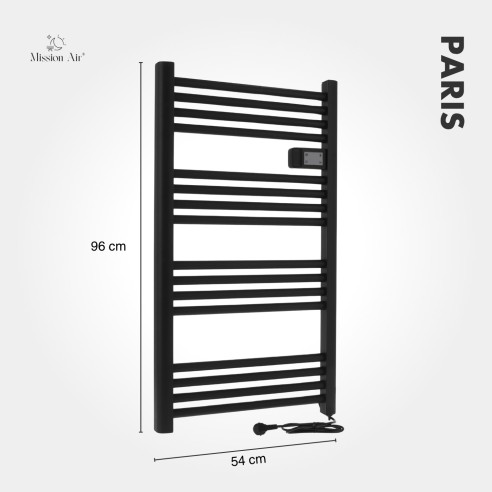 PARIS 500 W Bathroom Ladder Heater | Black